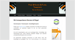 Desktop Screenshot of klavierspedition.com